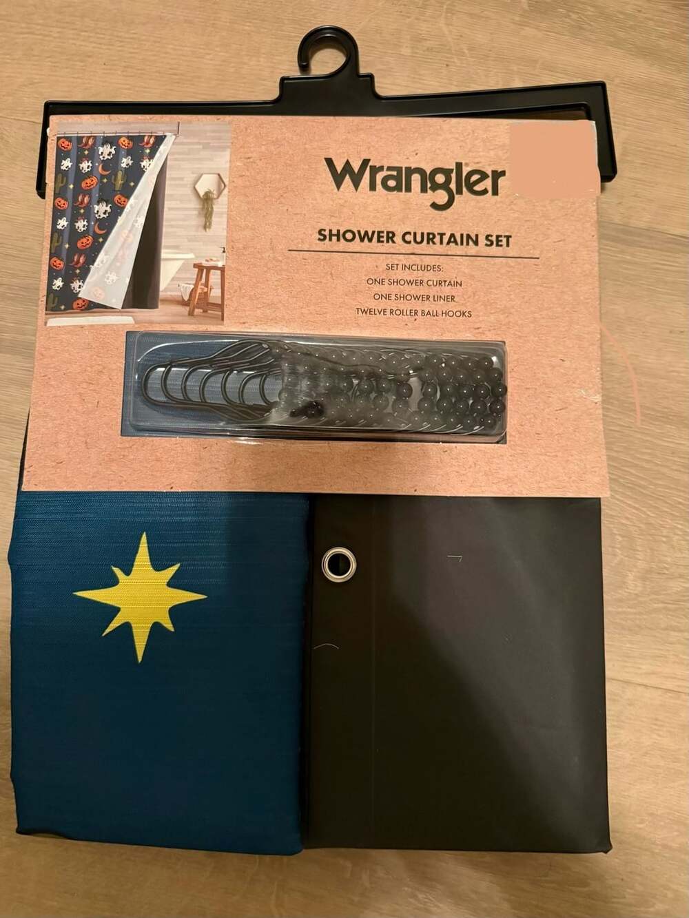 Wrangler Shower Curtain Set Size 72x72